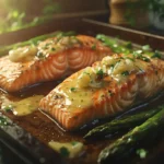 20-Minute Garlic Butter Salmon and Asparagus