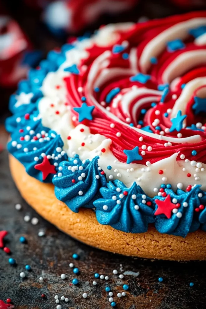 4th of July Cookie Cake