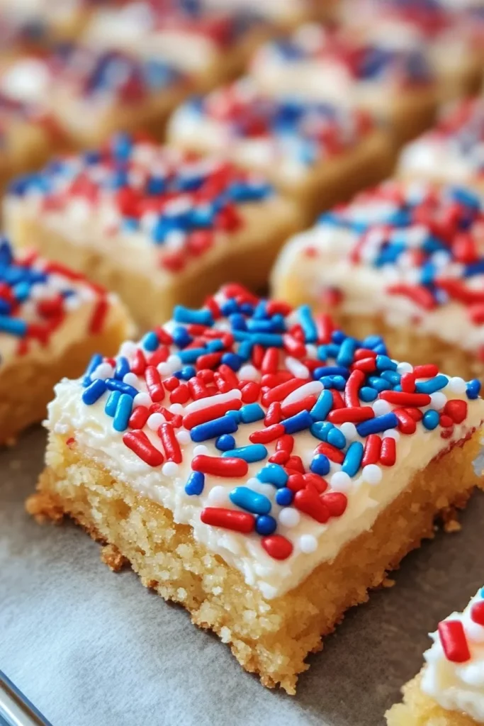 4th of July Sugar Cookie Bars