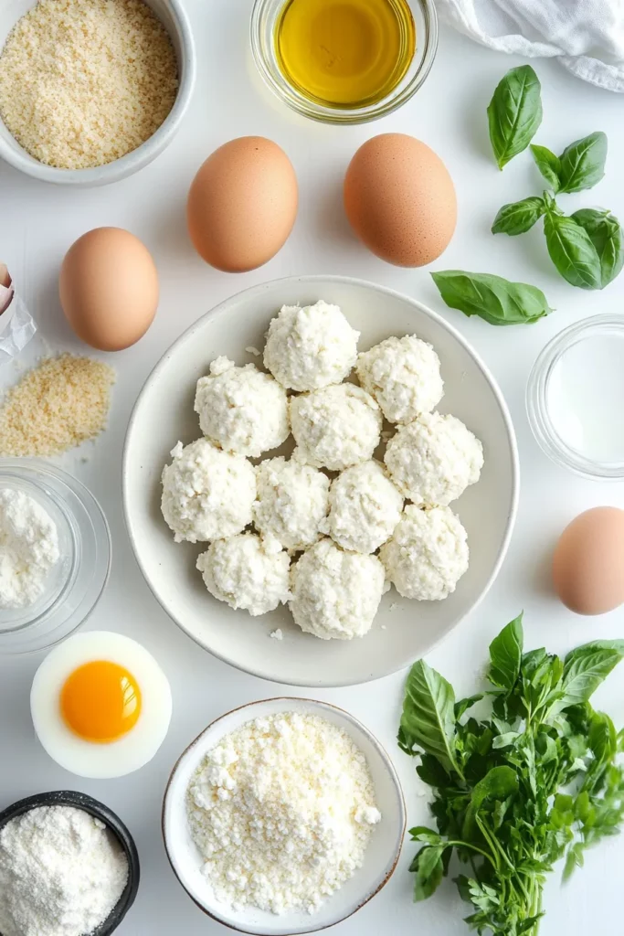Baked Chicken Ricotta Meatballs
