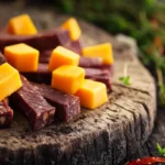 Bold and Spicy Venison Snack Sticks Loaded with Cheddar and Habanero Heat