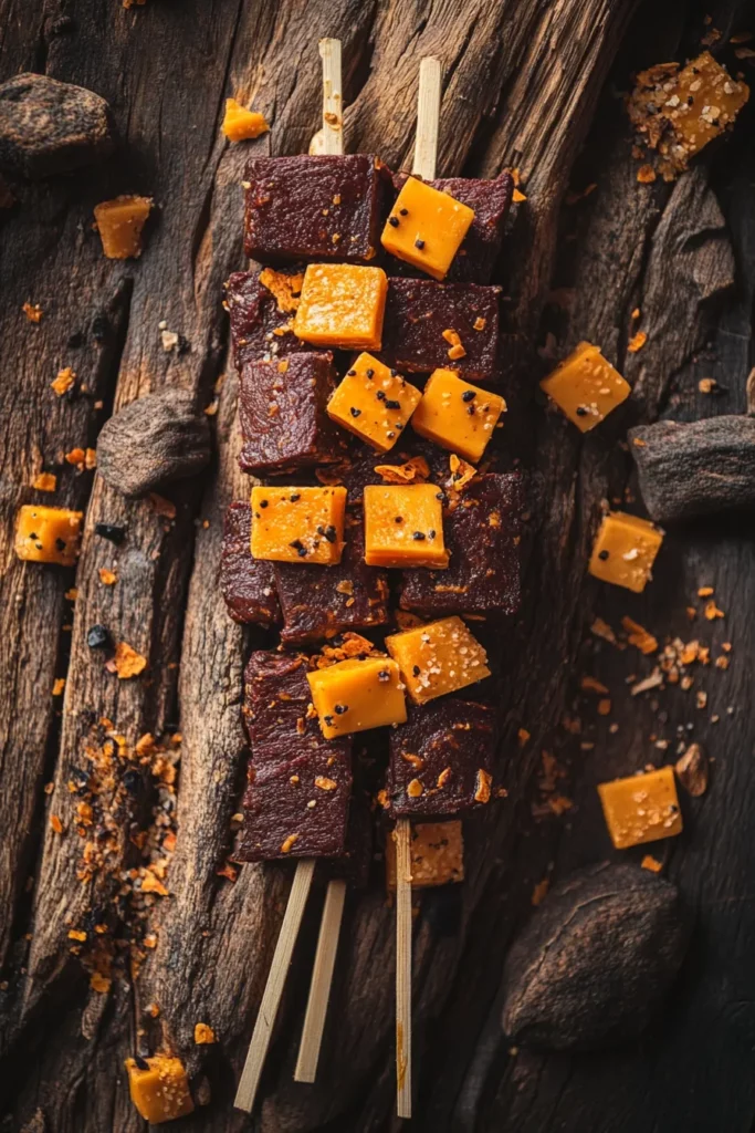 Bold and Spicy Venison Snack Sticks Loaded with Cheddar and Habanero Heat