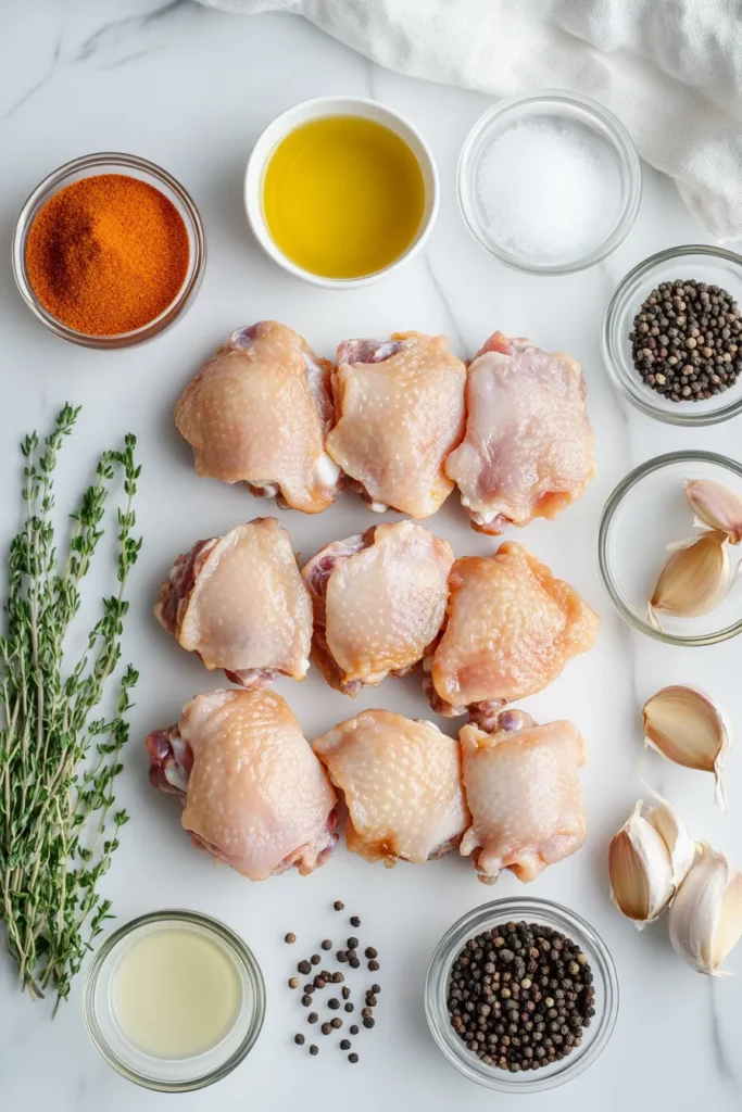 Brown Sugar Dijon Chicken Thighs