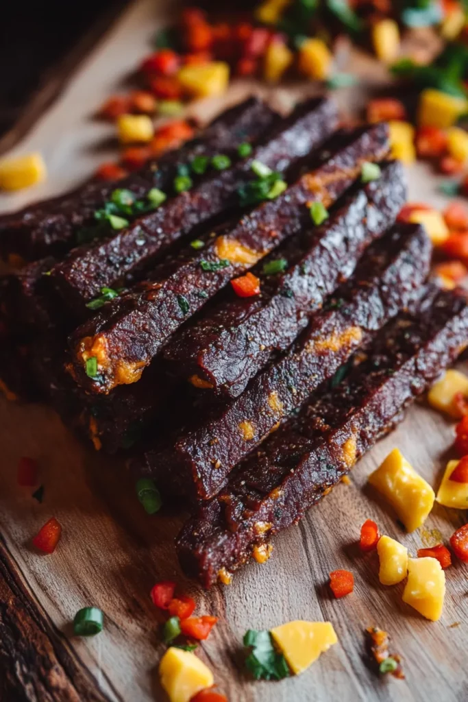 Cheddar and Habanero Venison Snack Sticks