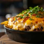 Cheeseburger French Fry Casserole Madness