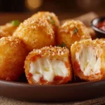 Cheesy Stuffed Mozzarella Onion Rings