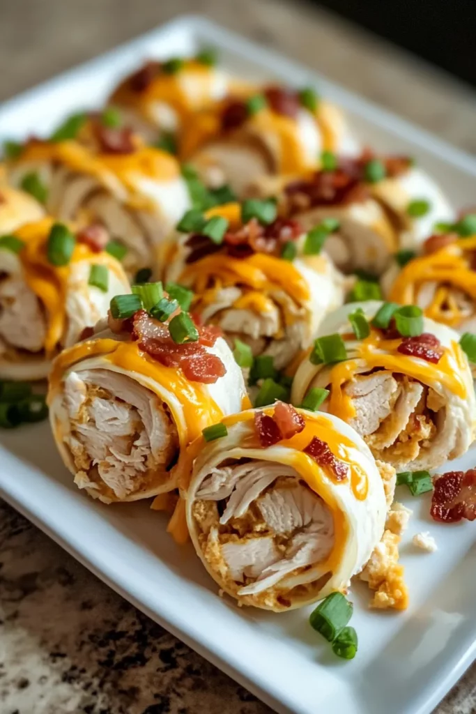 Chicken Bacon Ranch Roll-Ups