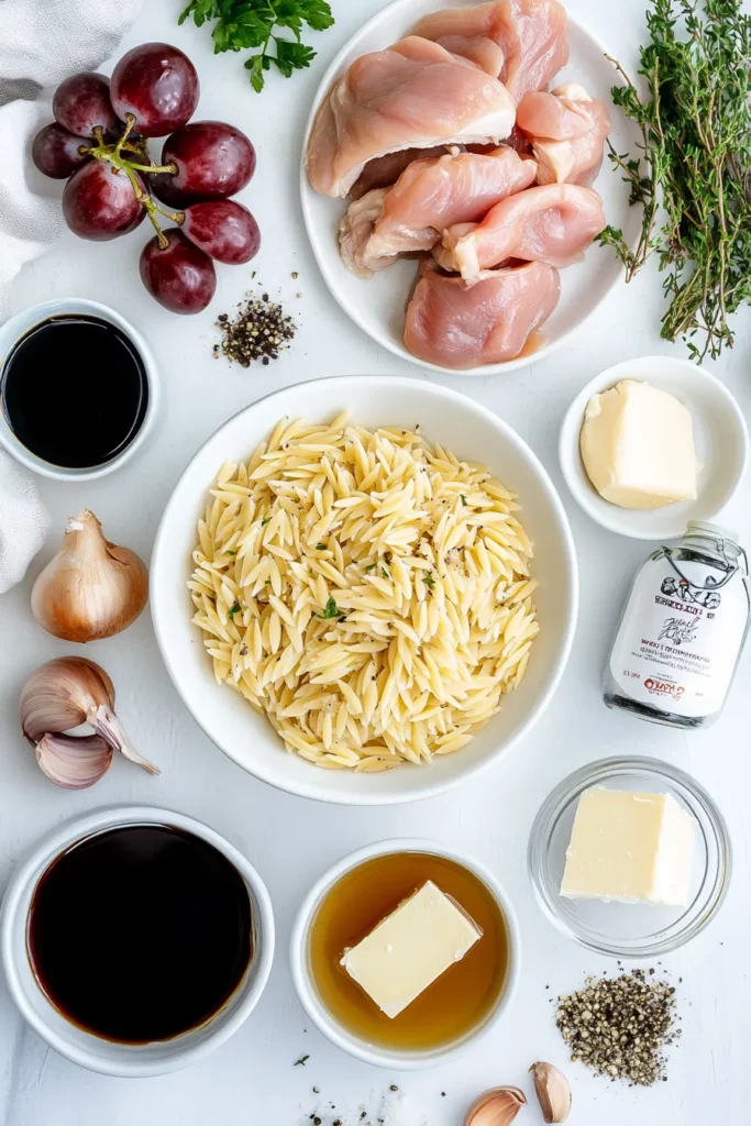 Chicken Marsala Orzo