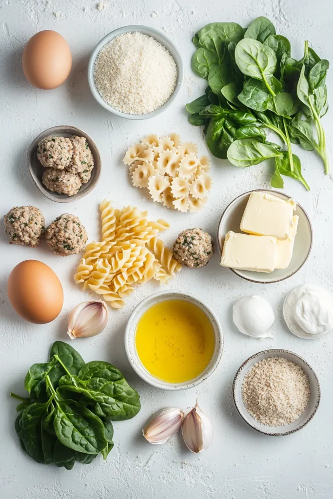 Chicken Meatball Alfredo