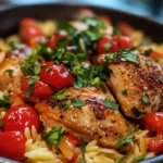 Chicken Thighs And Orzo