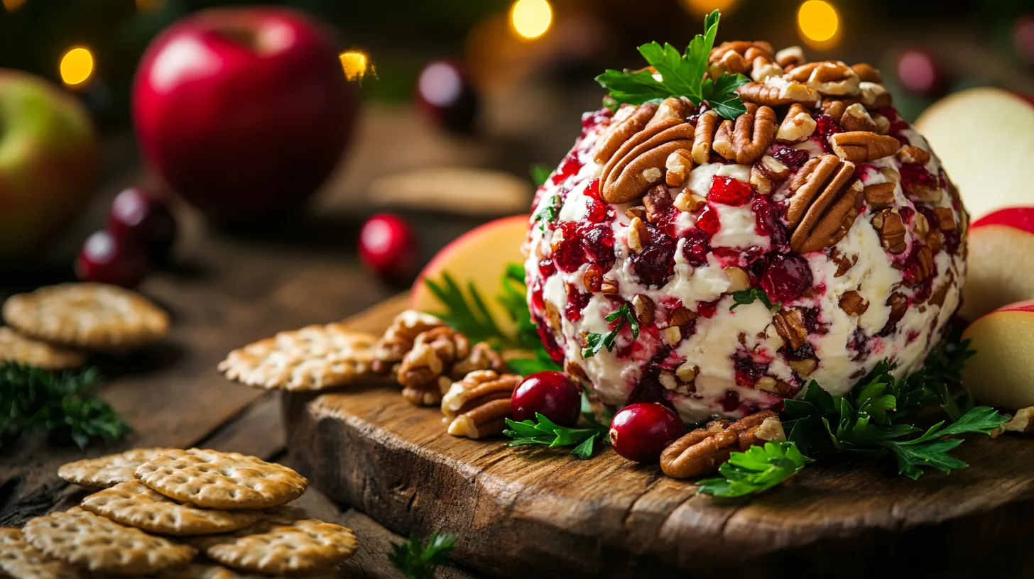 Cranberry Pecan Cheese Ball