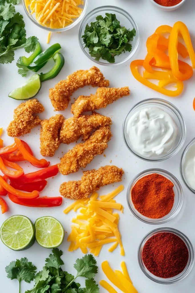 Crispy Chicken Bell Pepper Ranch Burritos