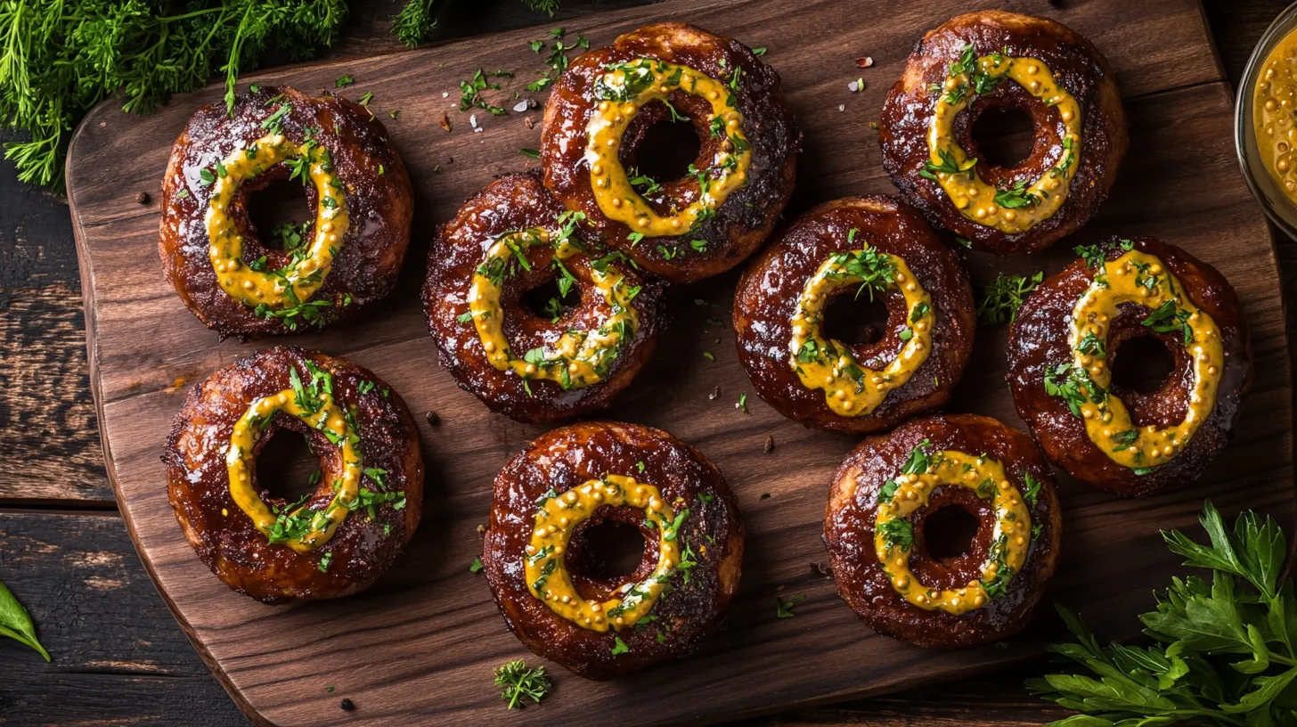 Crispy Venison Doughnuts with Tangy Mustard Glaze You Have to Taste to Believe