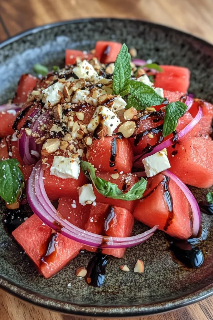 Feta Watermelon Salad