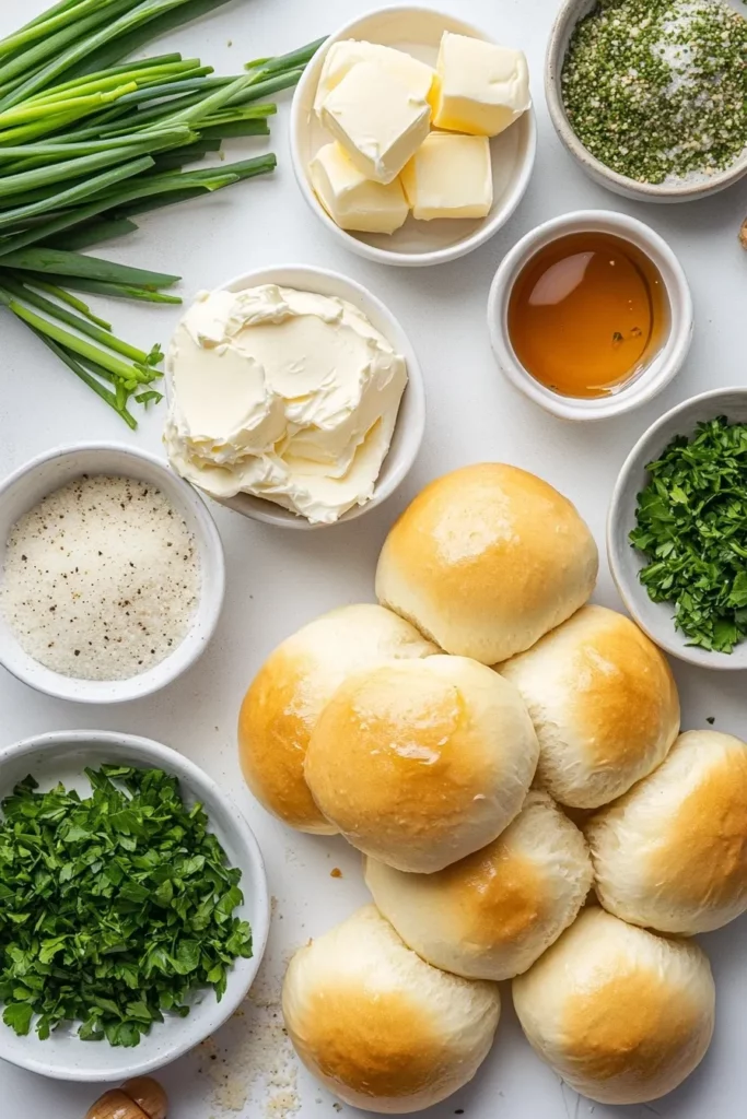 Garlic Cream Cheese Hawaiian Rolls