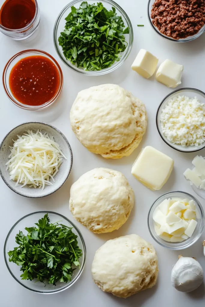 Garlic Parmesan Cheeseburger Bombs