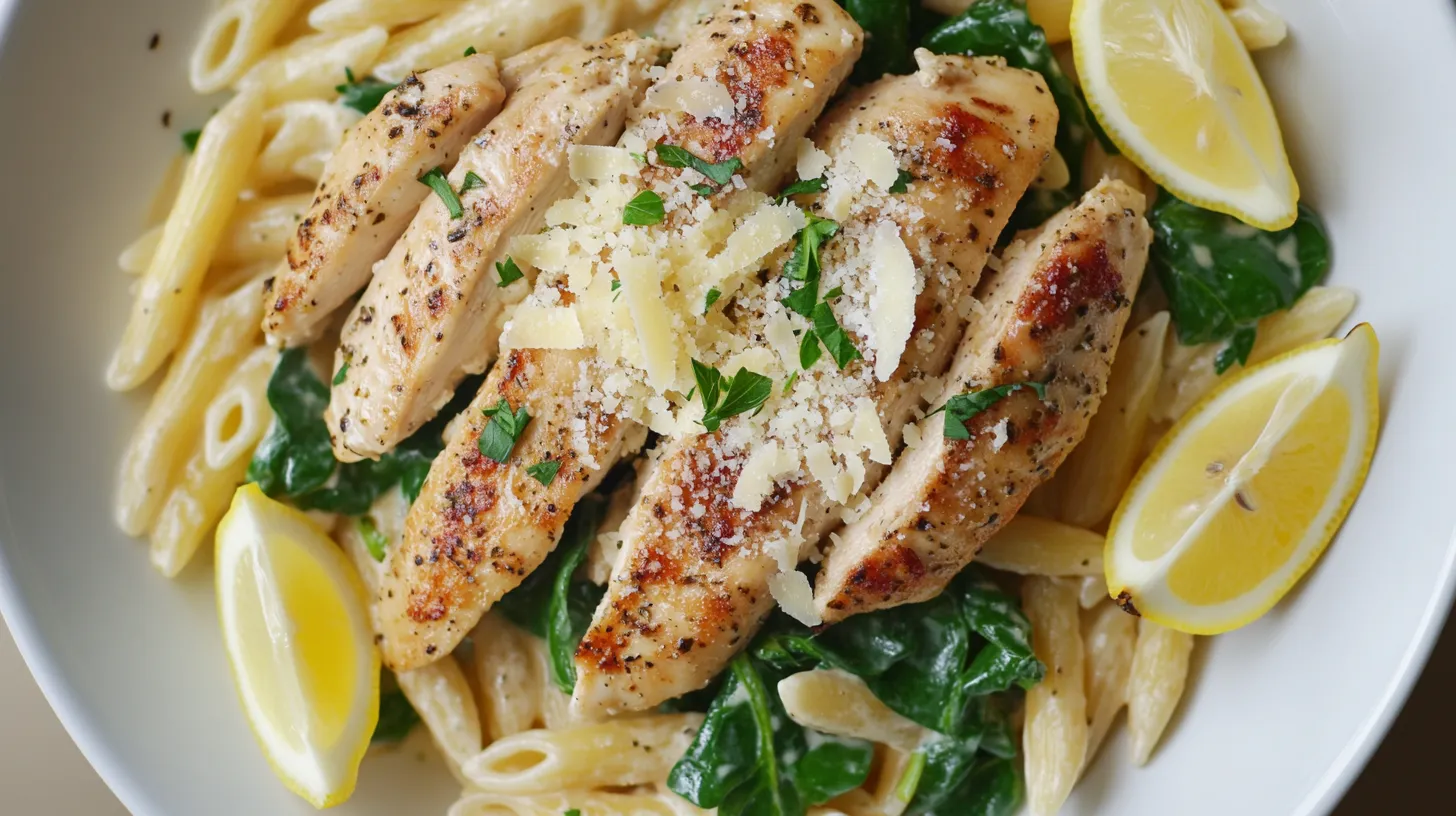 Garlic Parmesan Chicken Pasta