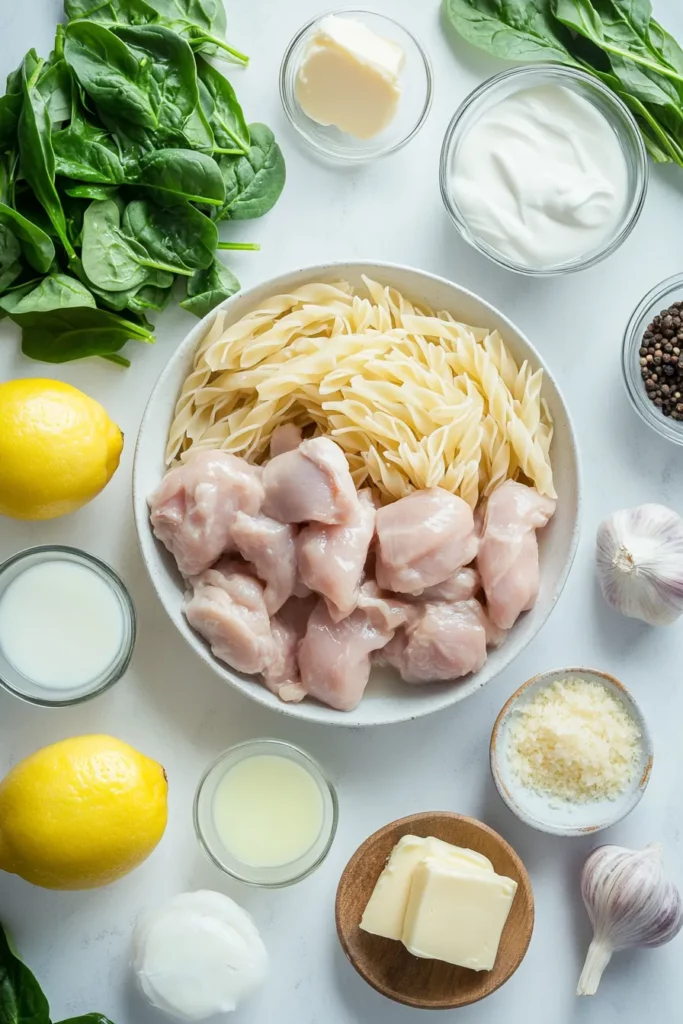 Garlic Parmesan Chicken Pasta