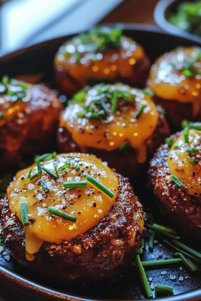 Glazed Mustard Venison Doughnuts