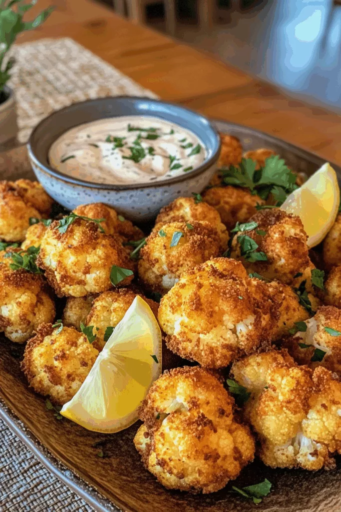 Golden Crispy Cauliflower Bites