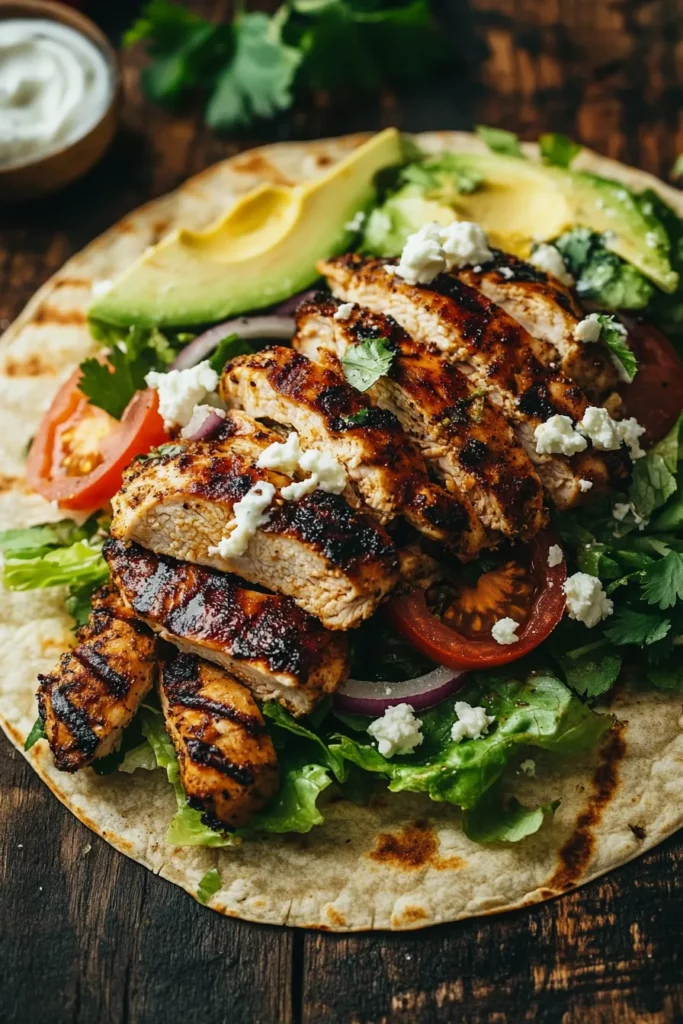Grilled Chicken Wrap Recipe