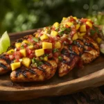 Grilled Mango Lime Chicken