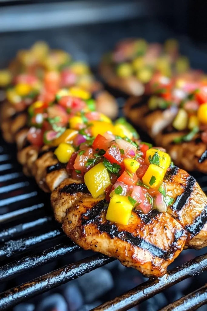 Grilled Mango Lime Chicken