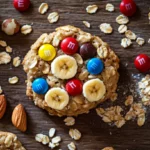 Guilt-Free M&M Oatmeal Breakfast Cookies