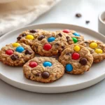 Healthy M&M Breakfast Cookies