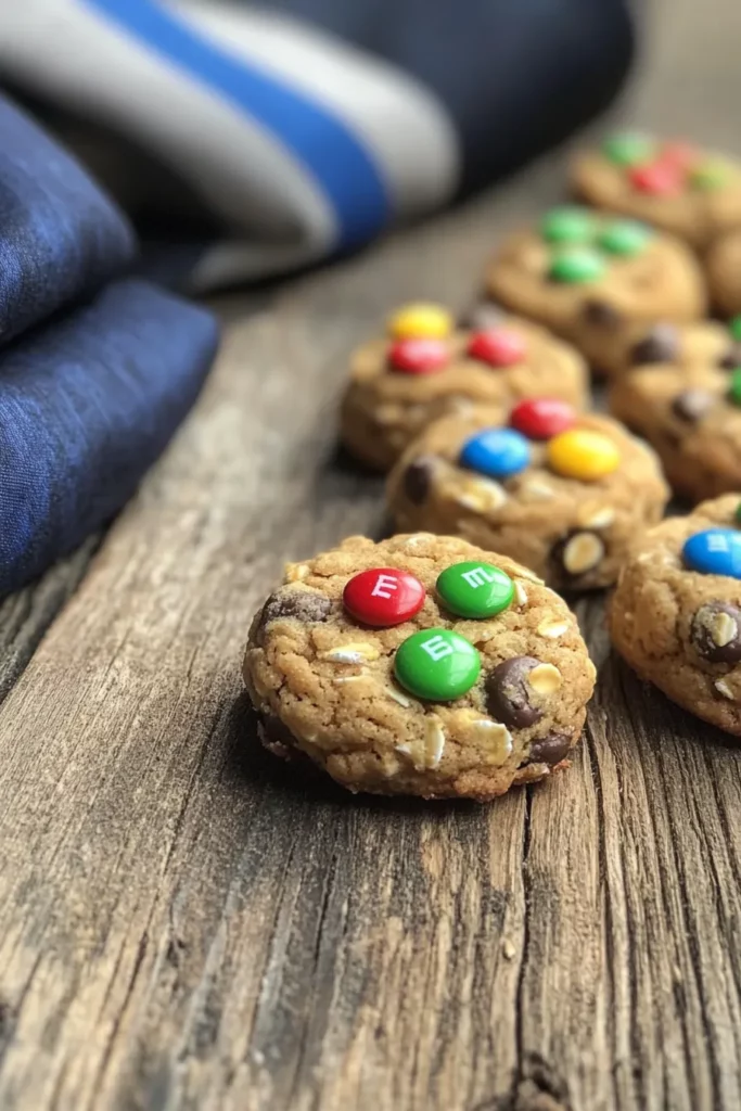 Healthy M&M Breakfast Cookies