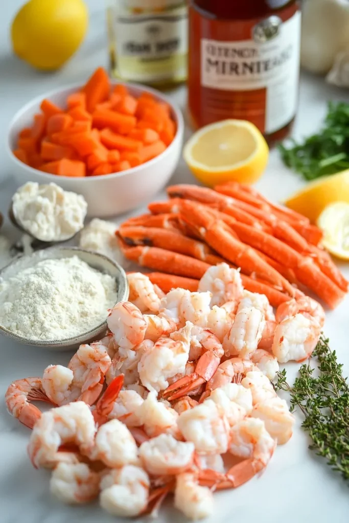 Homemade Crab and Shrimp Seafood Bisque