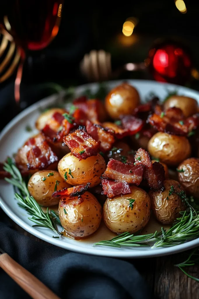 Honey Bacon Roasted Potatoes