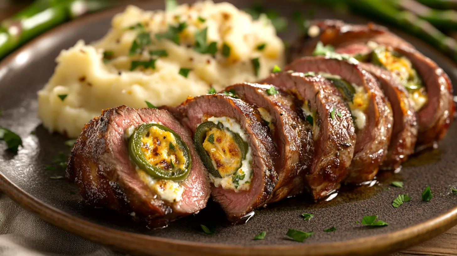 Jalapeño Cream Cheese Stuffed Venison Backstrap Recipe