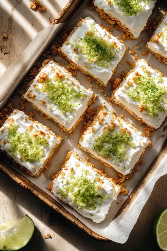 Key Lime Pie Rice Krispie Treats