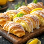 Lemon Cream Cheese Crescent Rolls