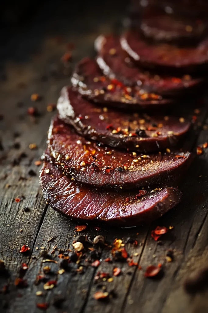Maple Glazed Deer Jerky with a Sweet Kick