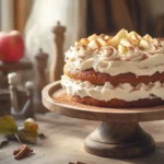 Old-Fashioned Amish Applesauce Spice Cake with Cream Cheese Frosting
