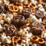 Peanut Butter Cup Pretzel Popcorn