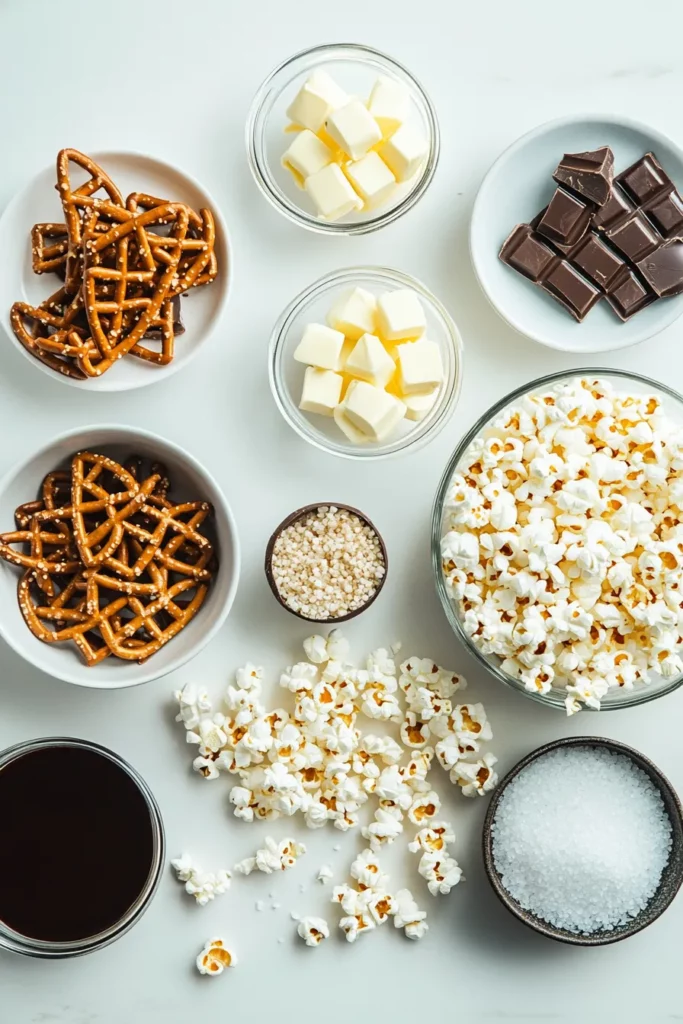 Peanut Butter Cup Pretzel Popcorn