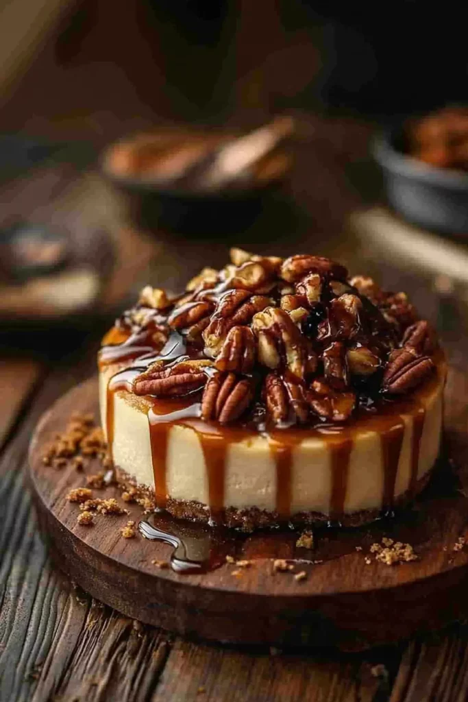 Pecan Caramel Cheesecake