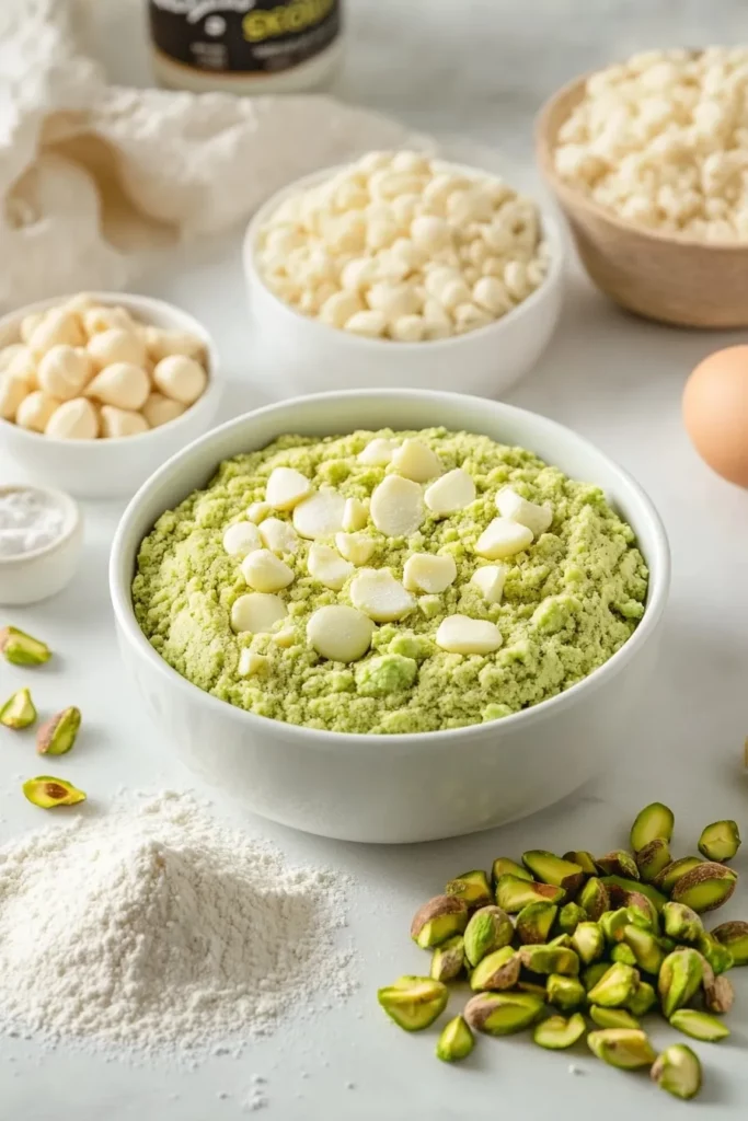 Pistachio Pudding Cookies