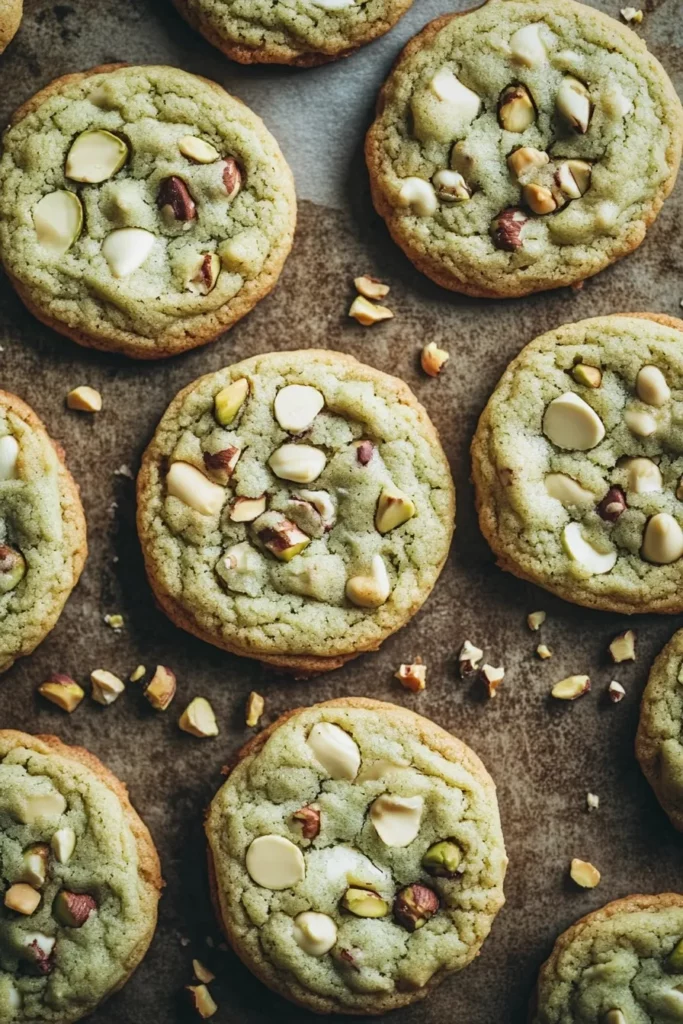Pistachio Pudding Cookies