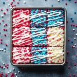Red White and Blue Rice Krispie Treats