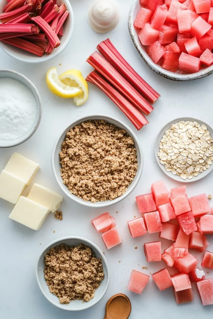 Rhubarb Cheesecake Bars​