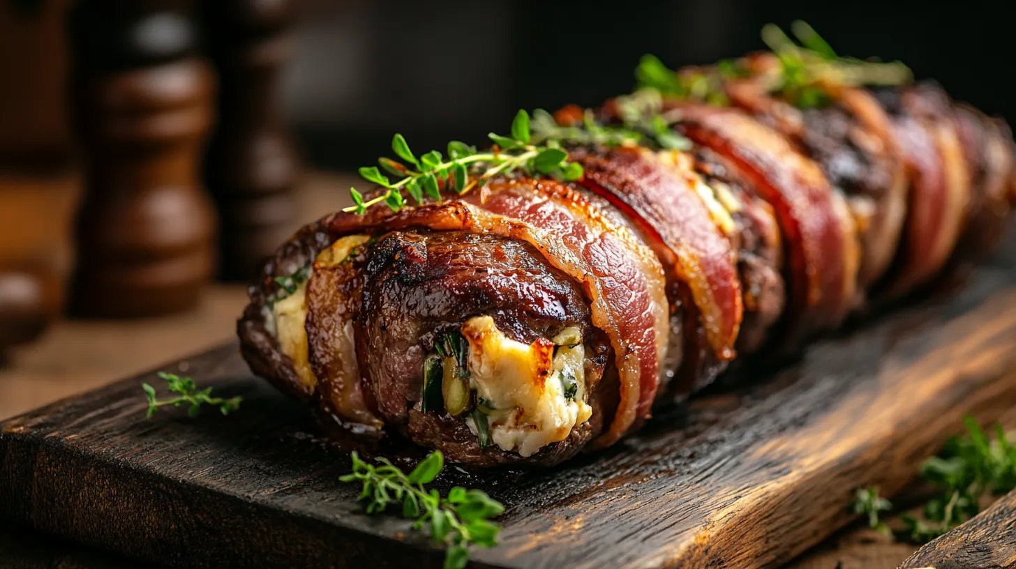 Smoked Stuffed Venison Backstrap Recipe