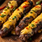 Smoky Cheddar Habanero Venison Sticks with a Fiery Kick