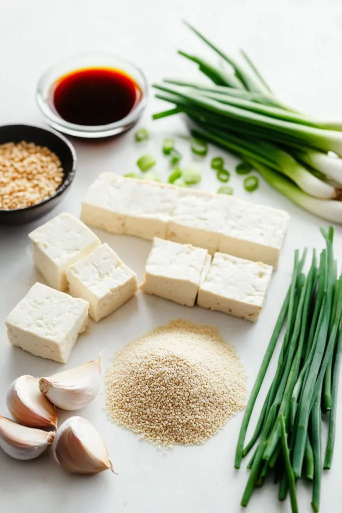 Sticky Sweet Garlic Tofu