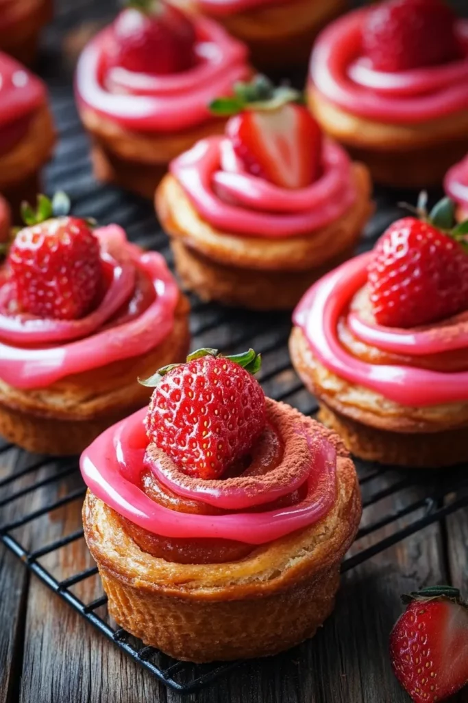 Strawberry Cinnamon Rolls