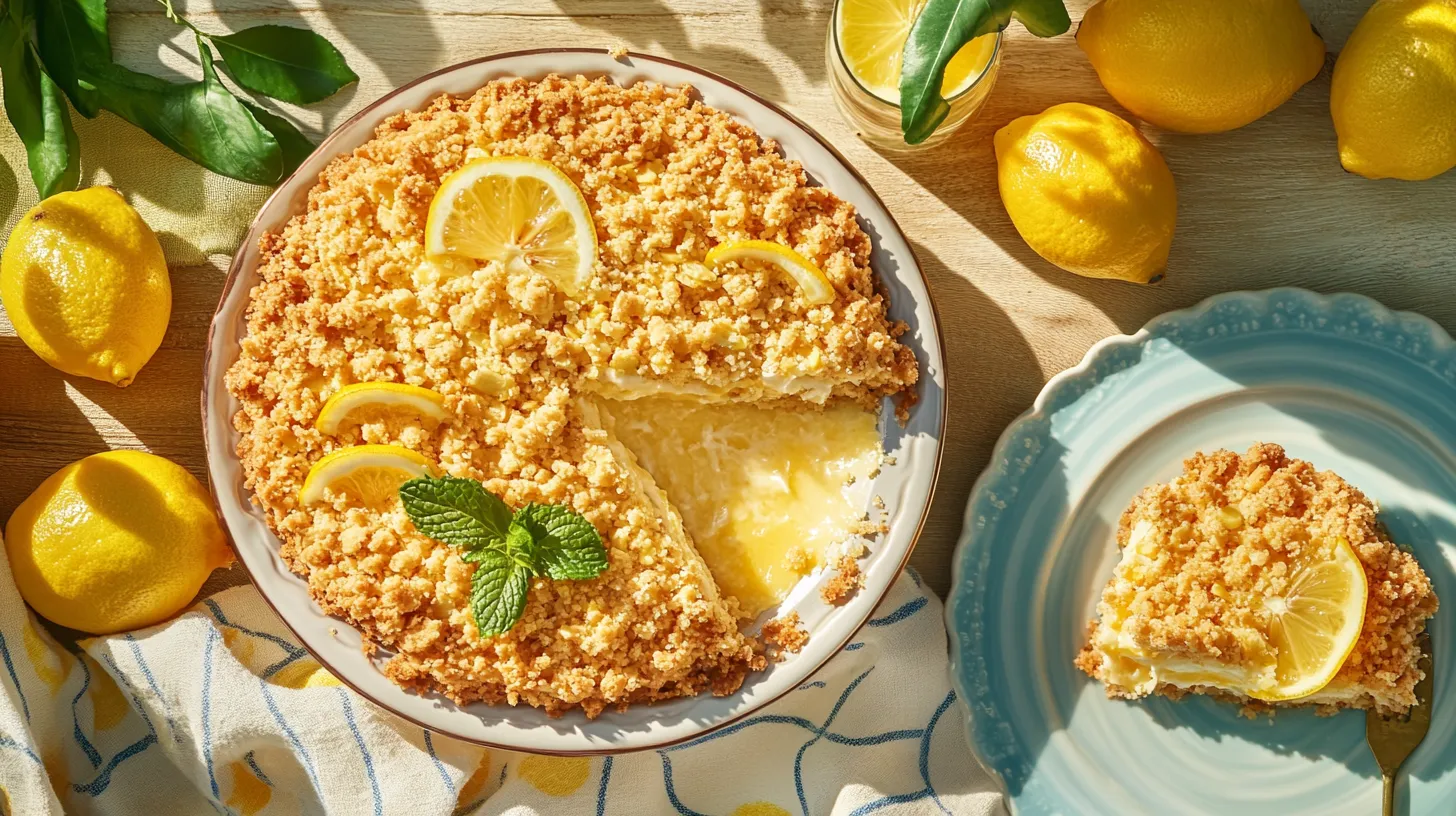 Sugar Cookie Lemonade Crumble