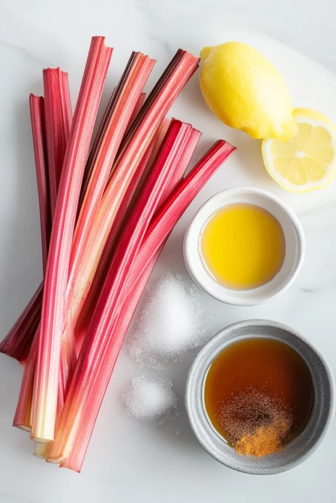 Sweet Rhubarb Cinnamon Puree